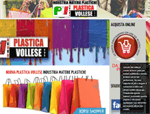 Tablet Screenshot of nuovaplasticavollese.com